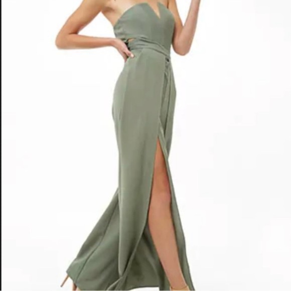 Haven Strapless Split Leg Jumpsuit - Picture 3 of 5